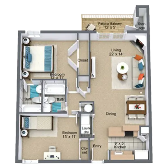 East Bay Floor Plan